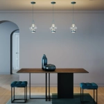 Подвесной светодиодный светильник со стеклянным плафоном 50267/1 LED синий, LED