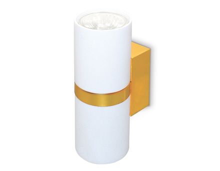 Настенный светильник FW242/2 WH/GD белый/золото GU10*2 max 12W 155*60*76