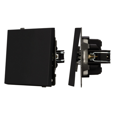 Механизм звонкового выключателя SWT-TENDO-MKR1-SFPL-BK (230V, 10A) (Arlight, -)