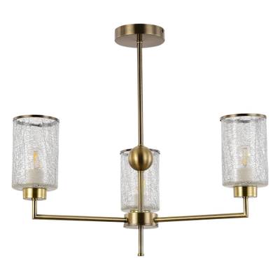 SLE1046-302-03 Люстра потолочная Бронза/Прозрачный E27 3*60W