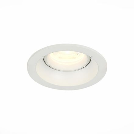 ST208.508.01 Св-к встр. Мат. белый GU10 1*50W D94xH40 220V Без ламп