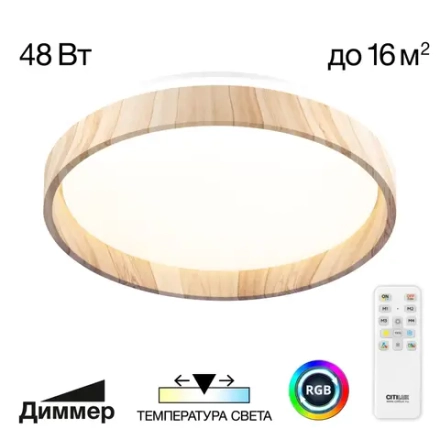 Citilux ENZO CL753352G LED RGB Светильник с пультом Клён