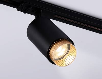 Светильник трековый GL5162 BK/GD черный/золото GU10 max 12W D60*190