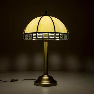 Citilux Шербург-1 CL440811 Настольная лампа витражная Бронза
