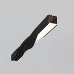 Радиусный профиль 35x35 Twist 180° черный, ALM-3535R-B-T-180°-0.5M. TM Maytoni