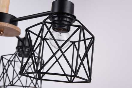 Потолочный светильник Escada 508/3PL E27*60W Black