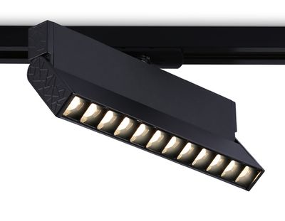 Светильник светодиодный трековый GL6817 BK черный LED 12W 3000K 24° 230*22*87