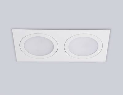 Светильник встраиваемый TN6612/2 WH белый IP44 GX53/2 max 15W 215*110*24