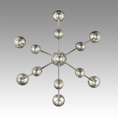 8107/6 MODERNI LN25 122 никель, металл Люстра Е14 6*40W 220V NANA