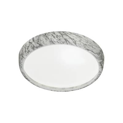 7638/DL COLOR SN 84 Светильник пластик/бел. мрамор LED 48Вт 4000K D410 IP43 MRAMO WHITE