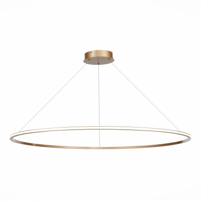 ST604.243.57 Светильник подвесной ST-Luce Золотистый/Белый LED 1*57W 4000K