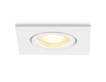 Светильник встраиваемый IP44 с высокой степенью пылевлагозащиты TN1160 WH белый IP44 GU5.3 85*85*28