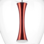 804202 Люстра CUPOLA LED 10W 500LM АЛЮМИНИЙ/КРАСНЫЙ 3000K Lightstar
