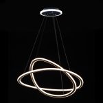 Citilux ТRIO CL215B061E LED Люстра подвесная с пультом Чёрная