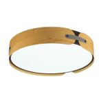 7721/65L AVRA LED SN 36 Светильник металл/пластик/белый/черный/дерево LED 65Вт 3000-6000K D450 IP20 пульт ДУ CORAGGIO