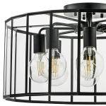 798287 Люстра GENNI 8х40W E27 ЧЕРНЫЙ МАТОВЫЙ/ПРОЗРАЧНЫЙ Lightstar