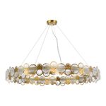 SL6133.303.16 Светильник подвесной ST-Luce Латунь/Прозрачный G9 16*5W 4000K