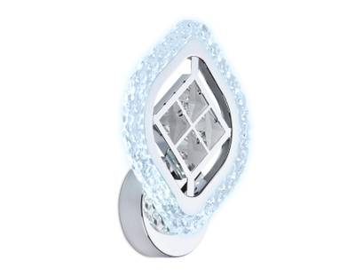 Настенный светодиодный светильник с хрусталем FA279 CH хром 12W 240*170*60