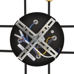 8307/8C COMFI LN26 237 золотой/черный, металл Светильник потолочный GX53 LED 8*7W 220V LENIANA