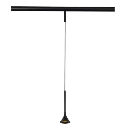 ST688.436.05 Магнитный трековый светильник Черный LED 1*5W 3000K Lm Ra>90  IP20 D70xH225 24V