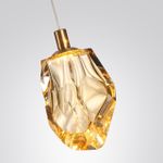 7111/4LC L-VISION ODL25 Подвесной светильник  бронзовый/янтарное стекло/металл IP20 LED 4W 300Лм 3000K 200° 220V GEMME