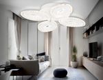 Светильник потолочный светодиодный с пультом FA4012/4 WH белый 60W 3000K+6400K/4200K/6400K+3000K 330*330*85 (ПДУ ИК)
