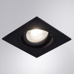 Точечный встраиваемый светильник Arte Lamp TARF A2178PL-1BK, 1хGU10