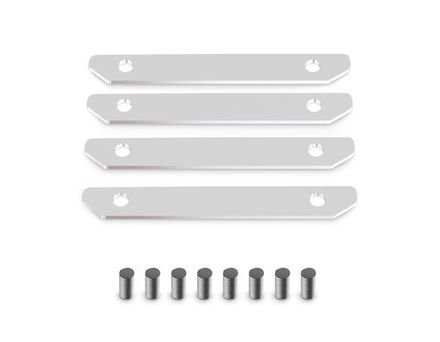 Комплект прямых соединителей для шинопровода в натяжной потолок Magnetic Standard 48V 20mm GL36190 AL серый 48V 4шт