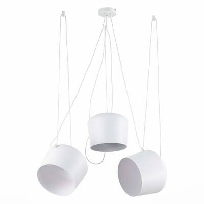 SLE120653-03 Светильник подвесной Белый/Белый E27 3*40W