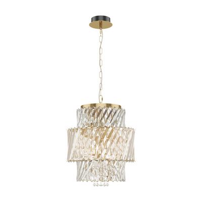 SL6138.303.04 Светильник подвесной ST-Luce латунь/прозрачный E14 4*40W