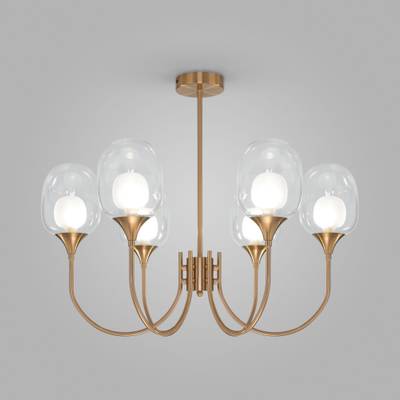 Умный потолочный светильник 70217/6 латунь