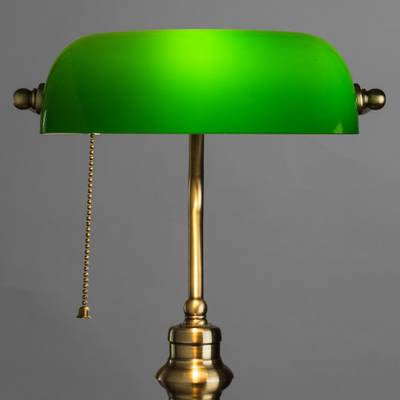 Кабинетная настольная лампа Arte Lamp BANKER A2492LT-1AB, 1хE27