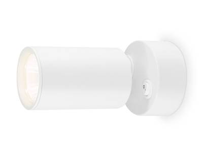 Накладной поворотный спот с выключателем TA1291 WH белый GU10 max 12W 87*55*138