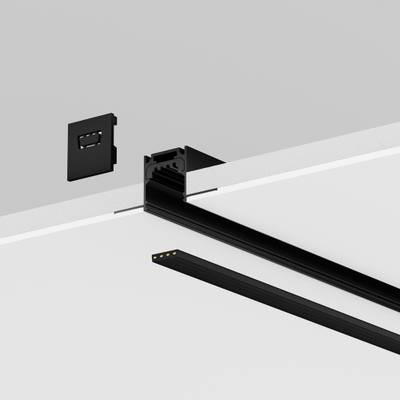 Профиль 2м Exility IP встраиваемый черный O-TR002BF-P-B2M. TM Maytoni