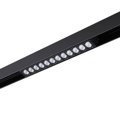 358622 SHINO NT21 064 черный Трековый низковольтный св-к диммируемый с ДУ, со сменой цв.температуры IP20 LED 3000~6500К 12W 48V FLUM