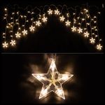 Электрогирлянда "Занавес со звездами"