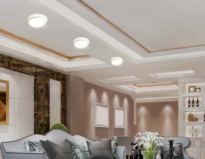 Светильник встраиваемый TN5214 WH белый GX53 max 15W D105*40