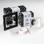 D51706WMOD Светильник DOMINO QUADRO под LED модуль/лампу МR16 (214517+214506+214006)