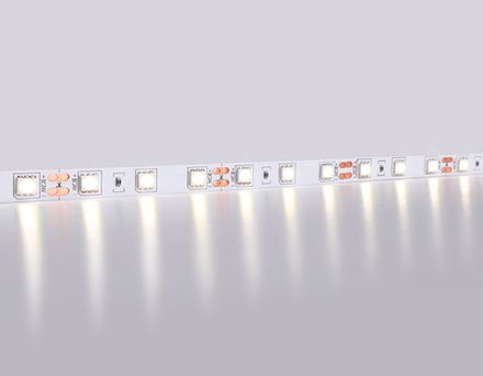 Светодиодная лента GS4002 5050 60Led/ 14.4W m/ 24V IP20 4500K 5m кратность резки 100mm (2 конт.)