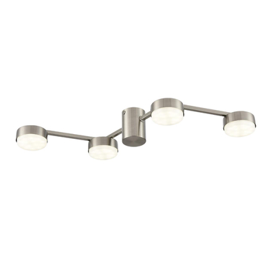 8116/4C COMFI LN26 250 никель, металл Люстра потолочная LED GX53 4*7W 220V SANATA