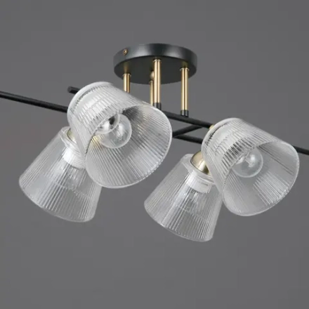 IL0845-6CSQ-25BKAB ELITE светильник потолочный ILLUMICO, E27х6