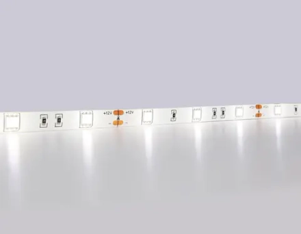 Светодиодная лента GS1902 5050 30Led/ 7.2W m/ 12V IP65 4500K/ 5000*10*2.87mm/ кратность резки 100mm (2 конт.)