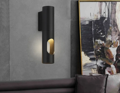 Светильник настенный TN5102 BK черный GU10 max 12W 250*55*80