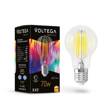 Светодиодная лампа Crystal A60 7W 3000K E27 CRI97 340°, 7217. TM Maytoni