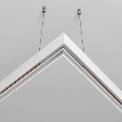 Коннектор угловой Exility накладной белый, TRA034HCL-41W. TM Maytoni