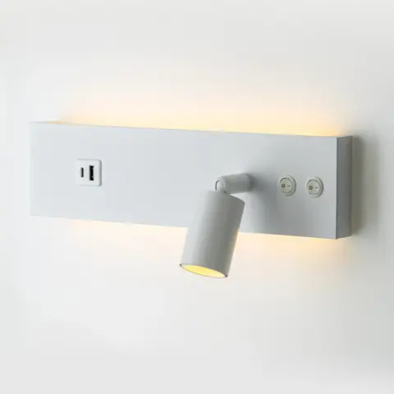 CL704460 Декарт Белый Св-к Настенный с USB