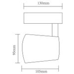 Трековый светильник Arte Lamp ATILLO A2324PL-1BK, LED