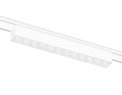 Светильник светодиодный трековый для шинопровода Magnetic Ultra Slim GV1407 WH белый IP20 12W 4200K 48V 24° 230*26*24