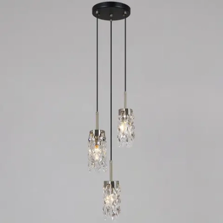 IL3588-3PSQ-26 AB DS светильник потолочный ILLUMICO, E14х3