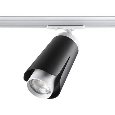 370836 PORT NT22 243 черный Светильник трековый однофазный трехжильный IP20 GU10 9W 220V TULIP